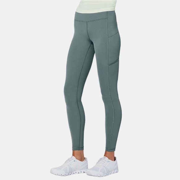lululemon athletica Pants - Lululemon Speed Up Leggings / Tight 28" Sea Steel Luxtreme Sz 4